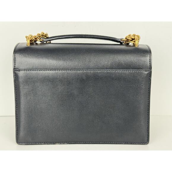 Saint Laurent Sunset Medium Monogram Bag in Black Calfskin B-9 - Picture 4 of 16